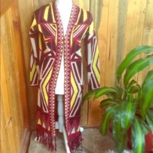 Romeo  & Juliet Couture long boho cardigan